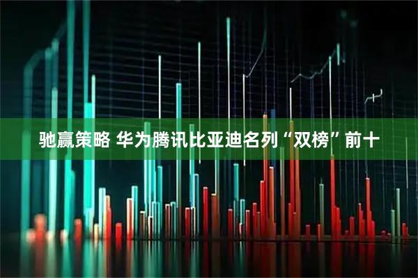 驰赢策略 华为腾讯比亚迪名列“双榜”前十